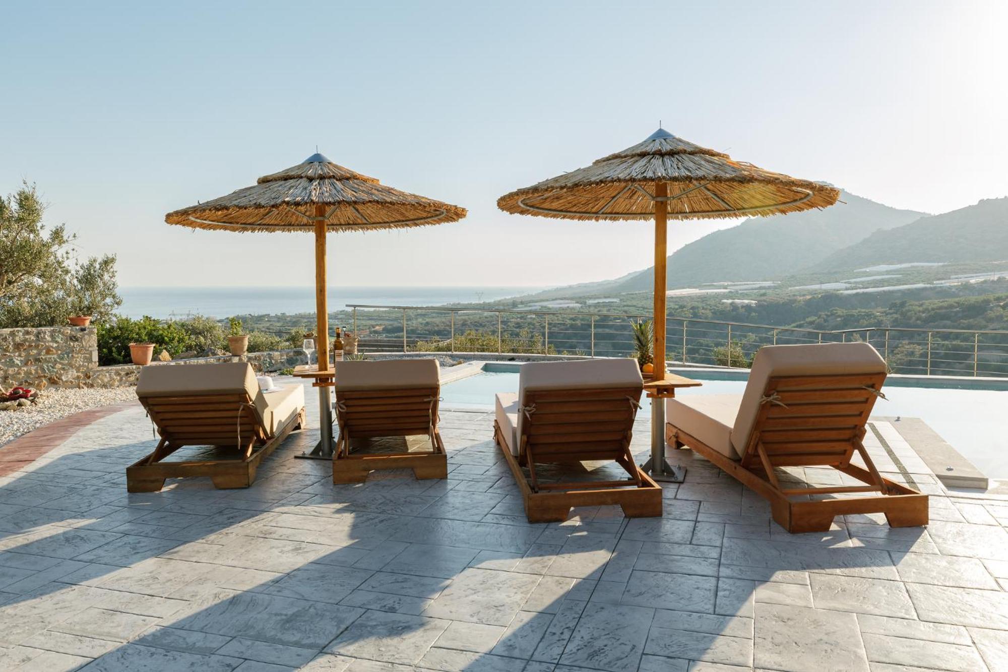 Mediterranean View Villa Makriyialós Luaran gambar