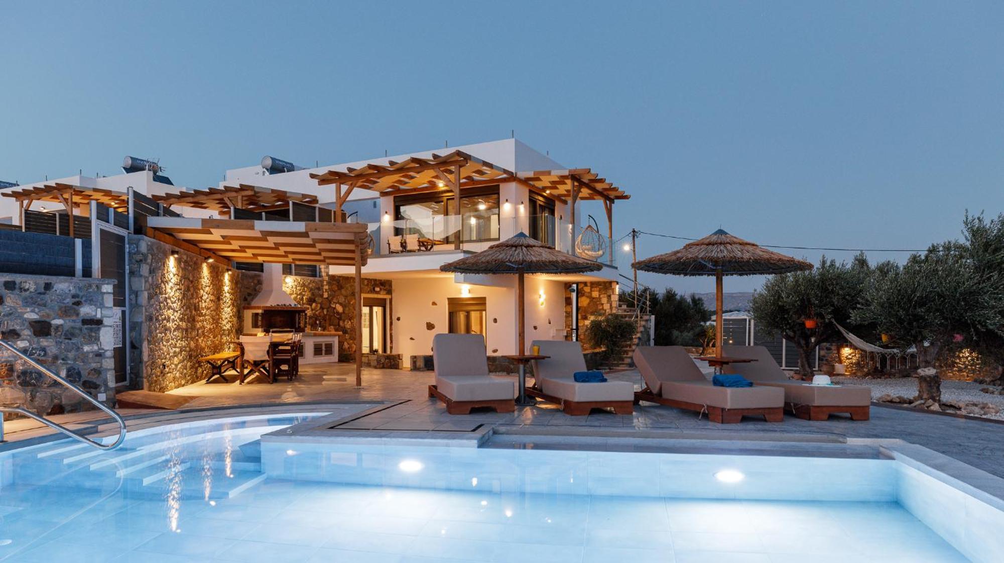 Mediterranean View Villa Makriyialós Luaran gambar